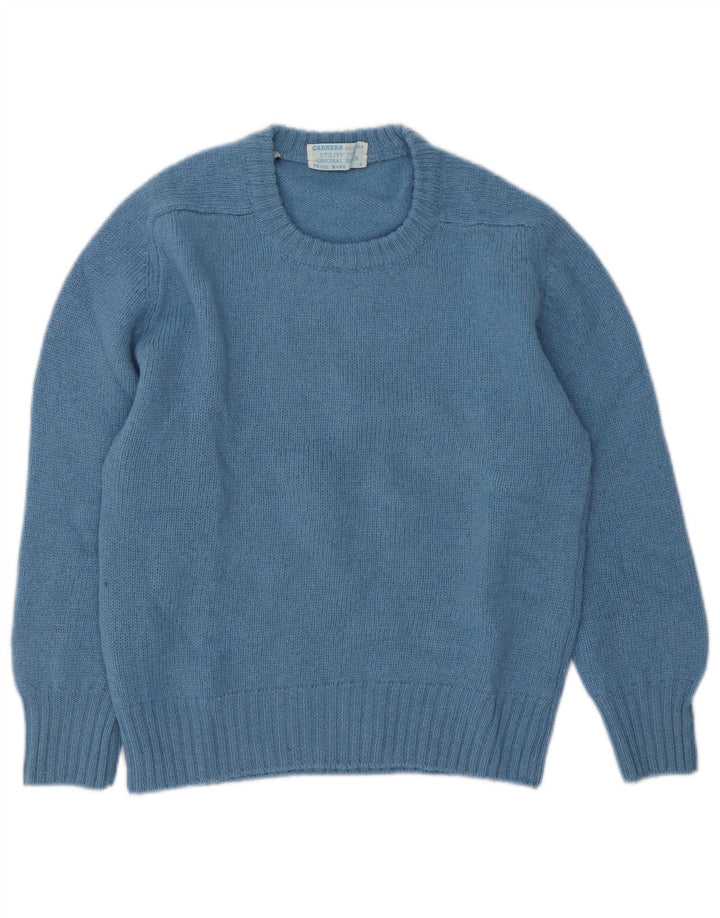Carrera Damen-Pullover mit Rundhalsausschnitt, Gr. 10, klein, Blau