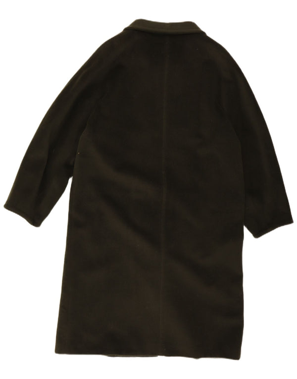 Max Mara Damen Übergroßer zweireihiger Mantel UK 10 Small Grün