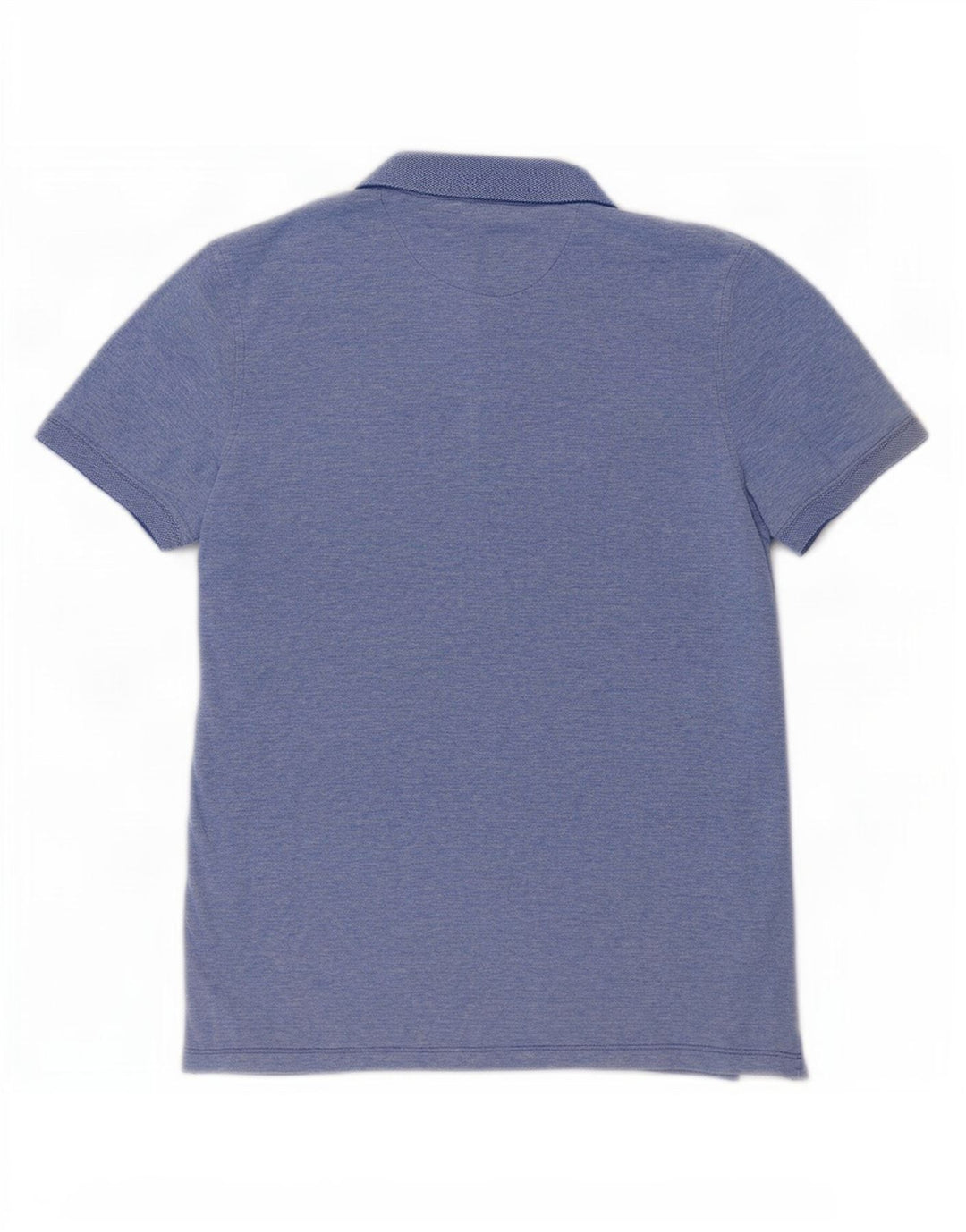 Wrangler Herren-Poloshirt aus mittelblauer Baumwolle