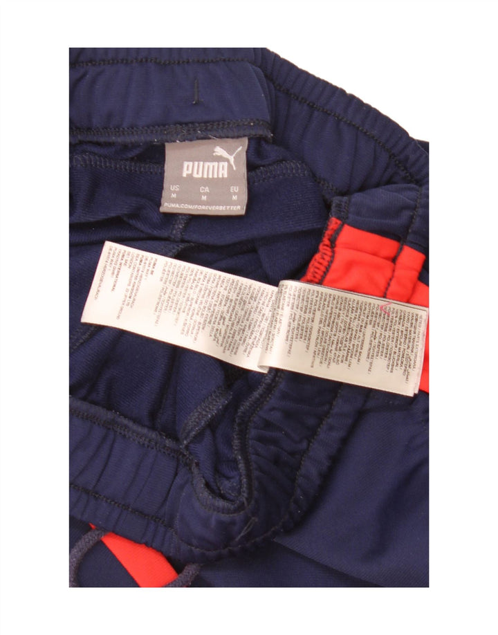 Puma Herren-Trainingshose, Jogginghose, Mittelblau, Farbblock