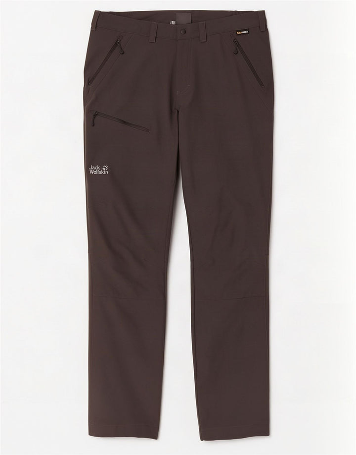 Jack Wolfskin Slim Cargo-Hose für Herren, Größe L, W35, L35, Grau, Polyamid