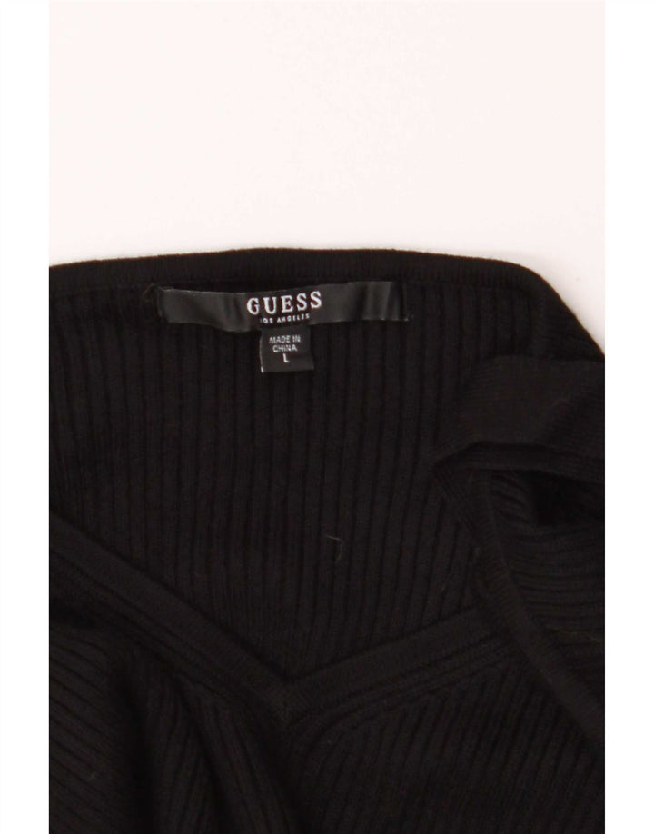 Schulterfreies Top für Damen von Guess, UK 12, Medium, Schwarz, Viskose