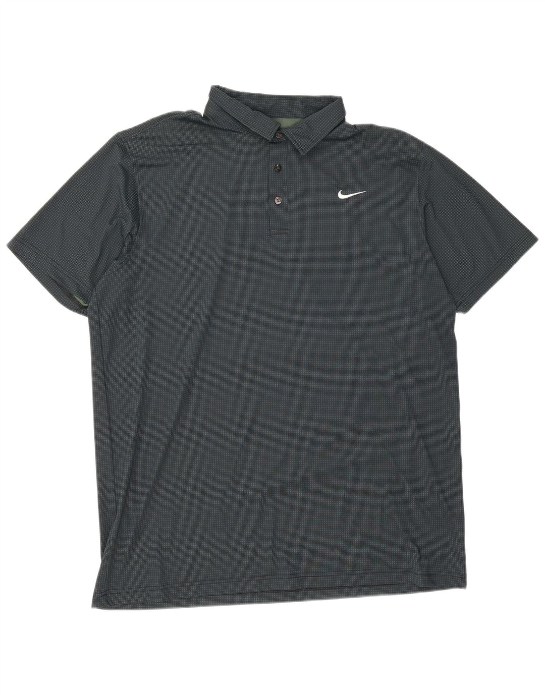 Nike Herren Dri Fit Poloshirt 4XL grün geflecktes Polyester