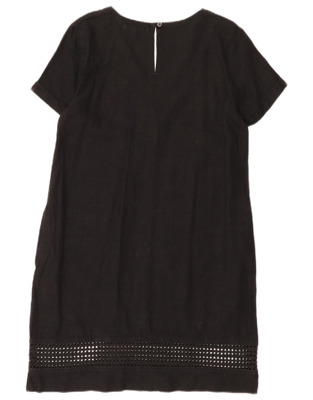 Next Damen Etuikleid UK 12 Mittelschwarzes Leinen