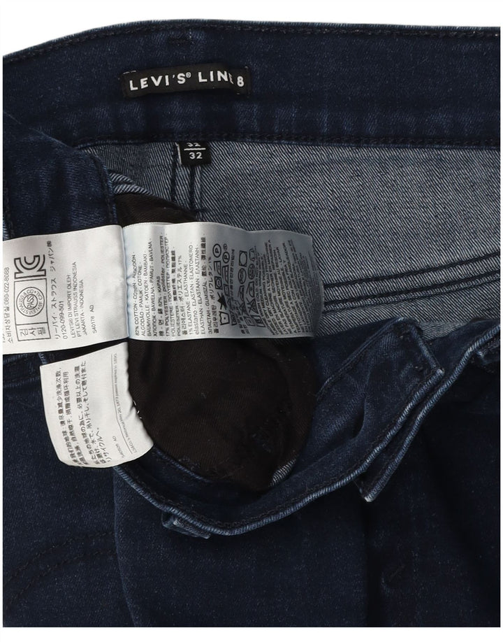 Levi's Damen Slim Jeans W32 L26 Marineblau Baumwolle