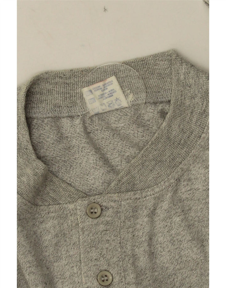 CHAMPION Herren T-Shirt Top XL Grau Baumwolle