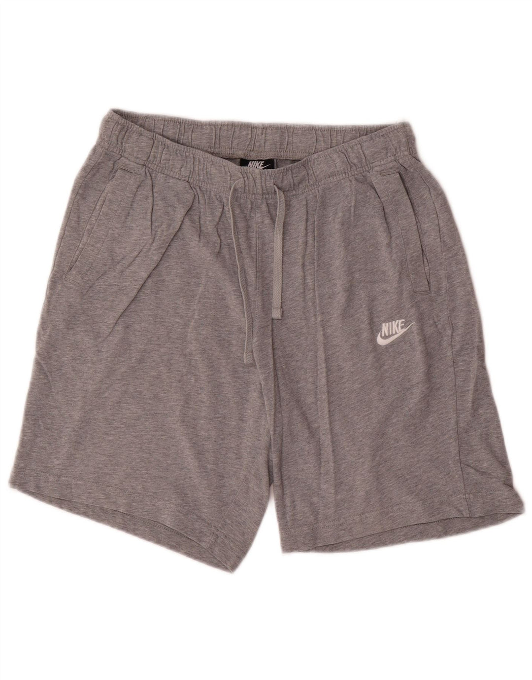 Nike Herren-Sportshorts aus mittelgrauer Baumwolle