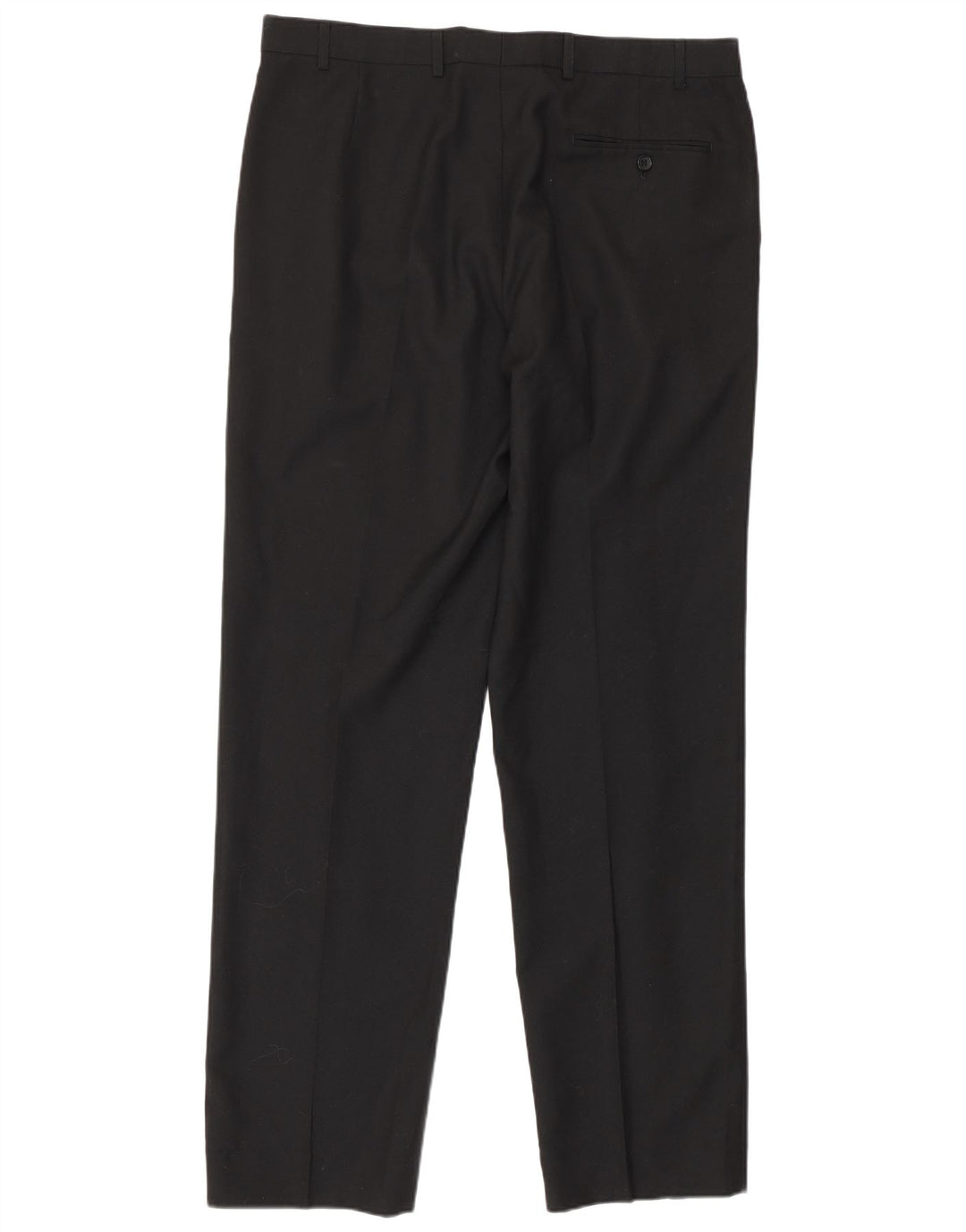Gerade Herren-Anzughose von Marks & Spencer, W36, L33, Schwarz, Polyester