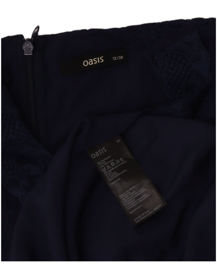 Ärmelloses A-Linien-Kleid für Damen von Oasis, Größe M, Marineblau, Polyamid