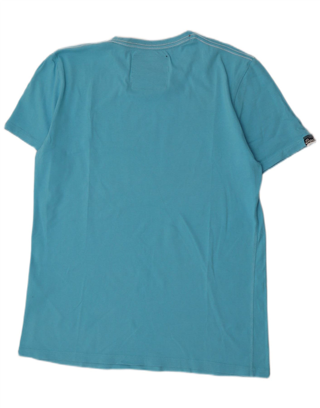 Superdry Herren Regular Graphic T-Shirt Top XL Blau Baumwolle