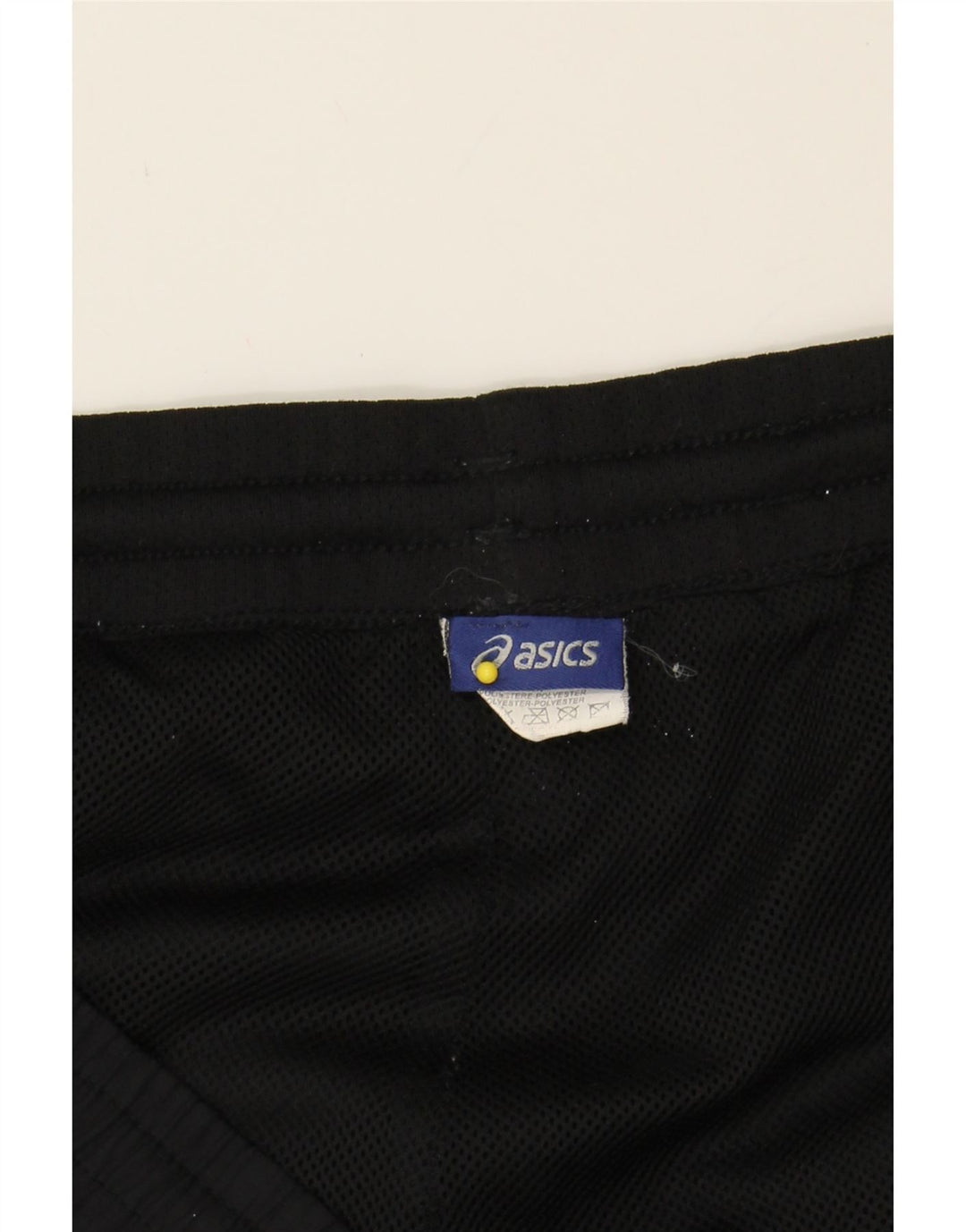 ASICS Mens Tracksuit Trousers XL Black Polyester Vintage Asics and Second-Hand Asics from Messina Hembry 