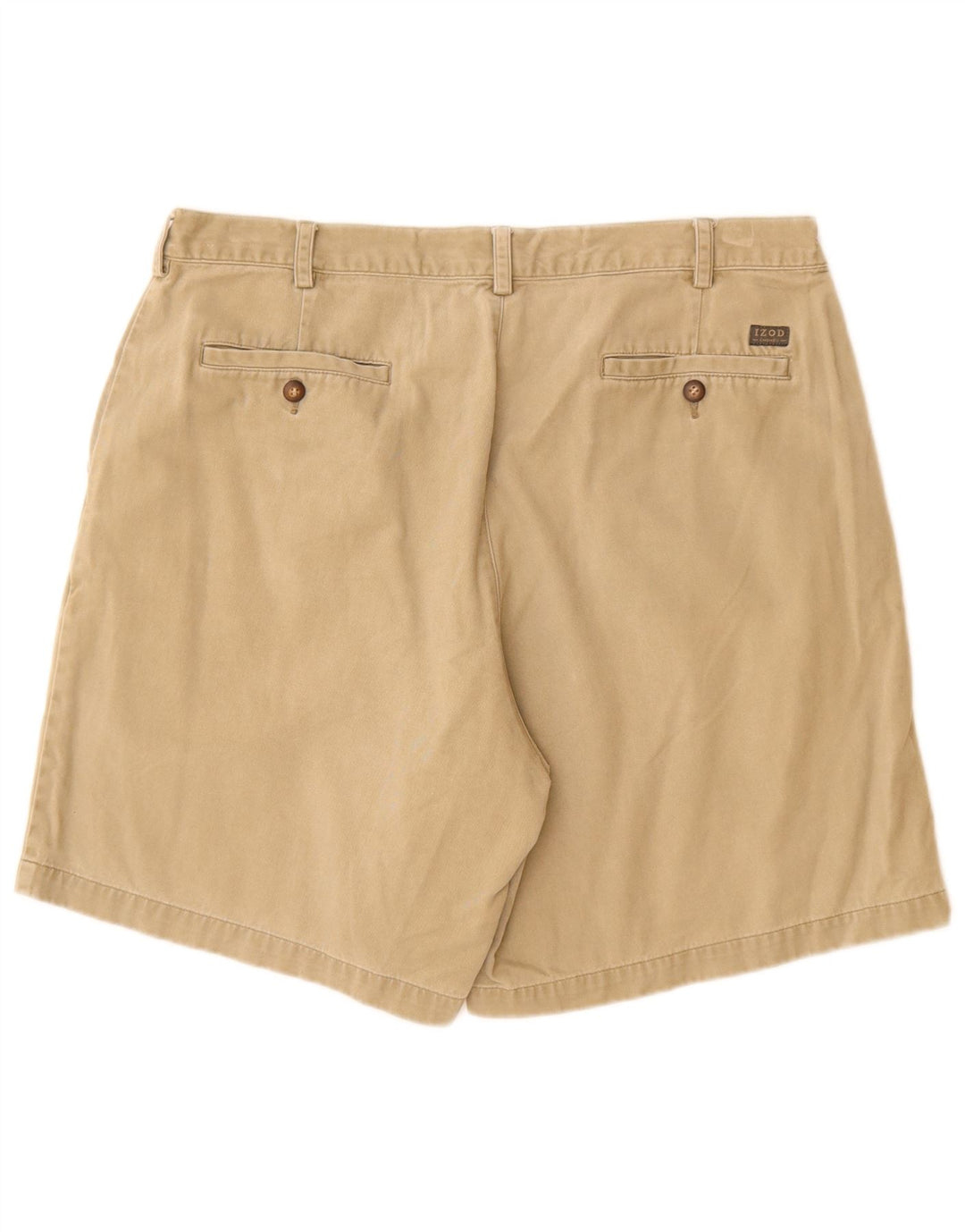IZOD Herren Chino-Shorts W38 XL Beige Baumwolle