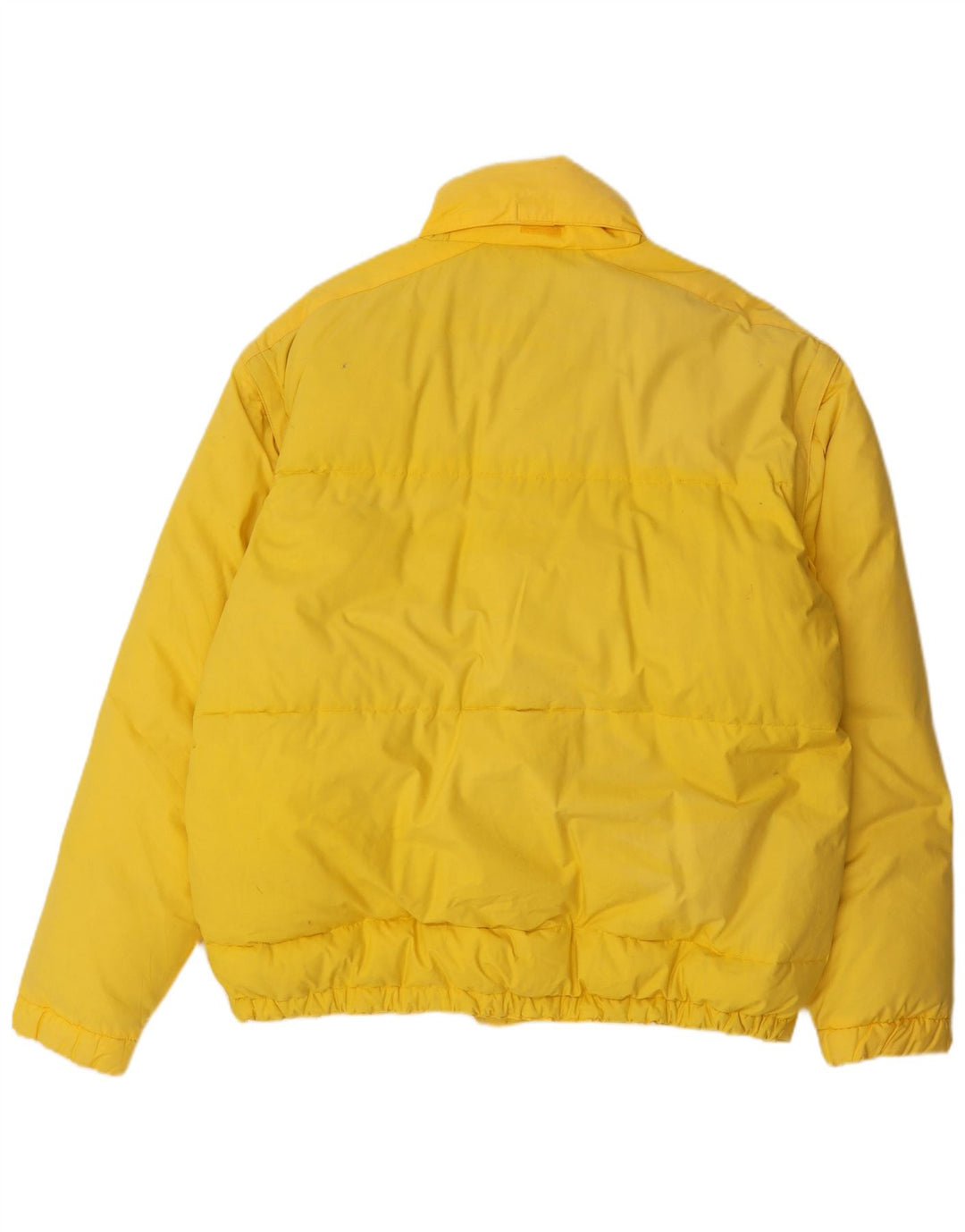 Rainbow Herren-Skijacke mit Kapuze, gepolstert, UK 40, Größe L, Gelb, Baumwolle