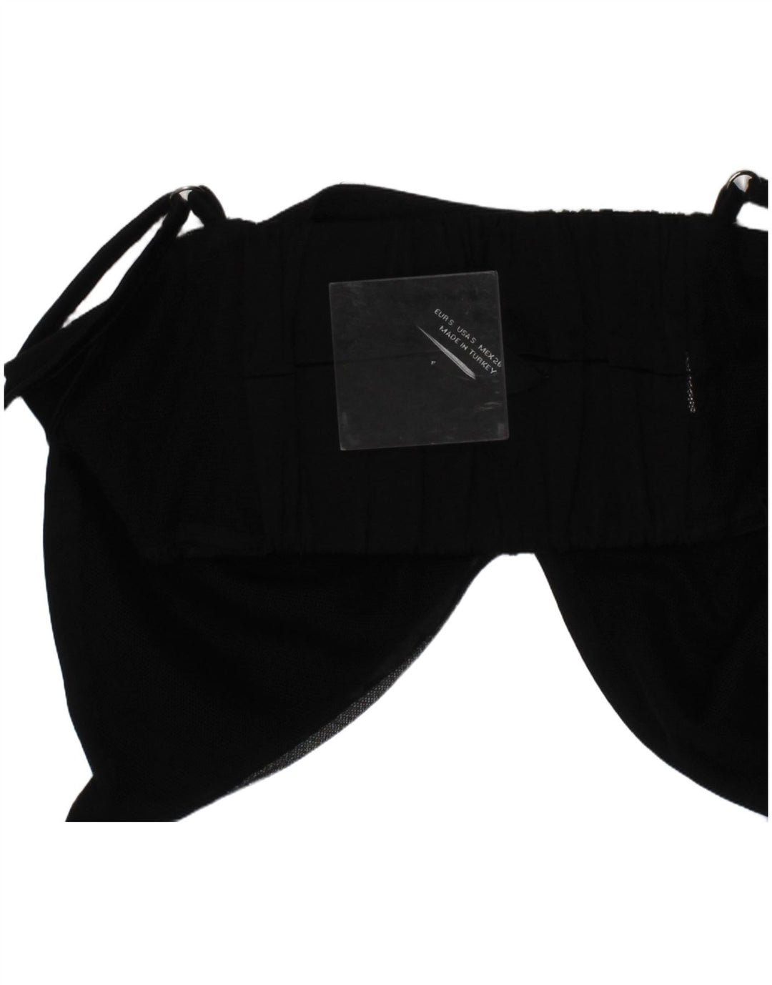 Zara Damen BH Crop Top Small Schwarz