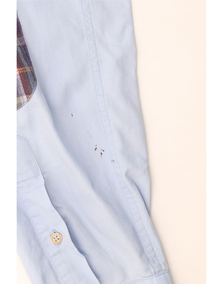 MASSIMO DUTTI Herrenhemd Mittelblau