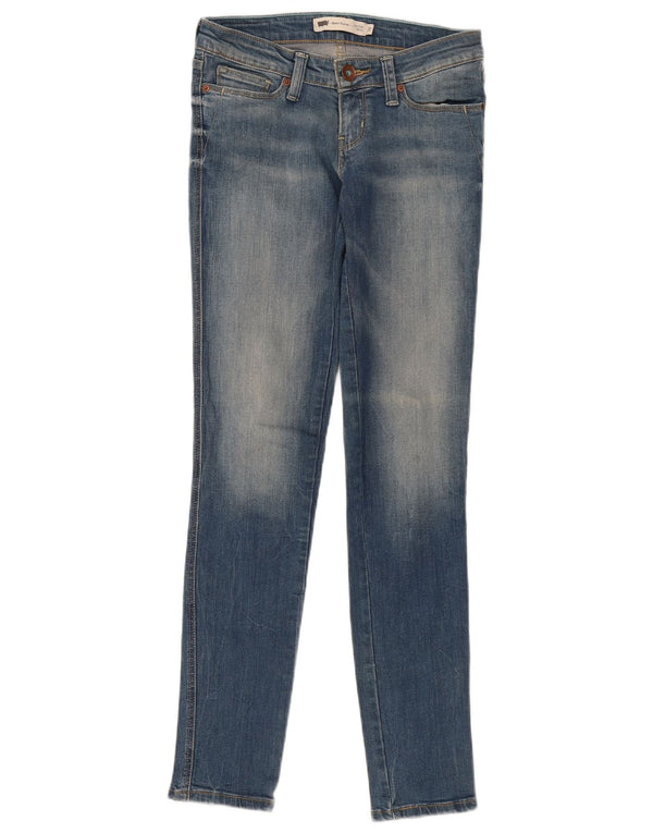 Levi's Damen Demi Curve Low Waist Skinny Jeans W27 L32 Blau