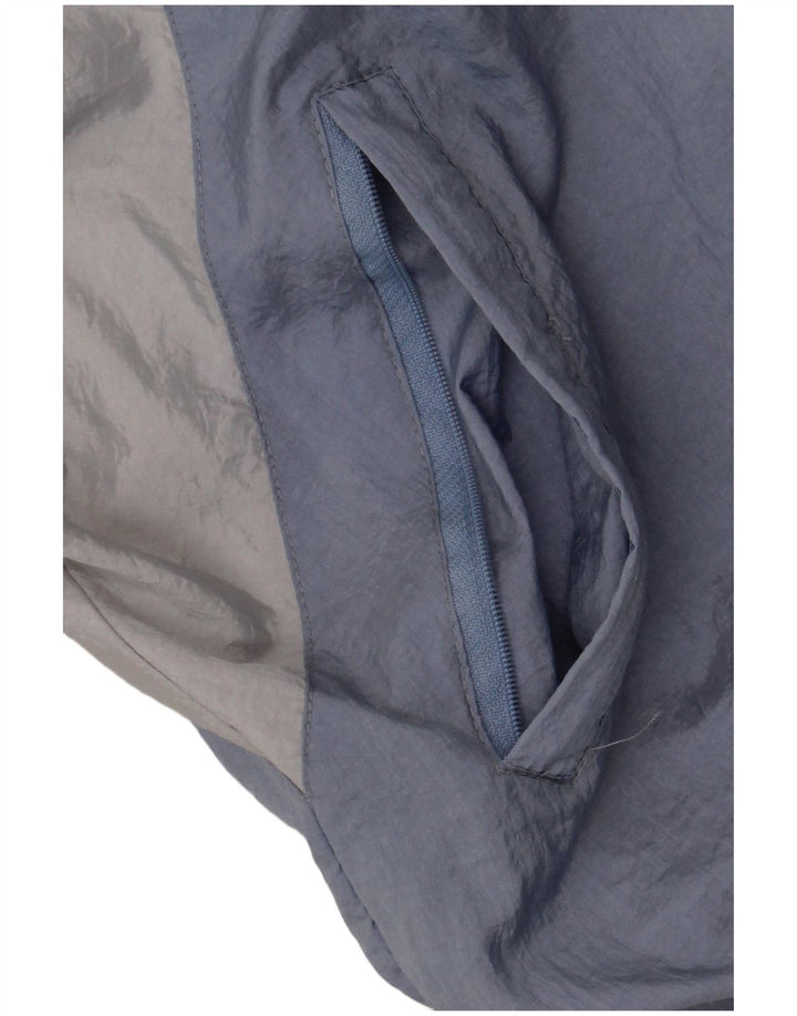 Masita Herren-Trainingsanzugoberteil, XL, blaues Colourblock-Polyamid