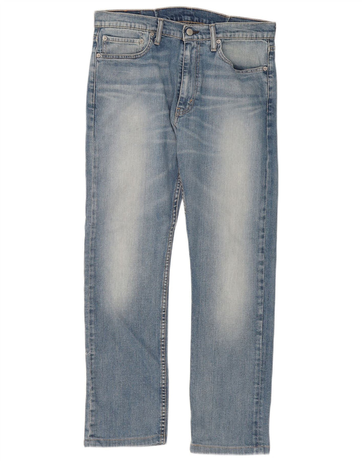 Levi's Herren 513 Slim Straight Jeans W34 L30 Blau