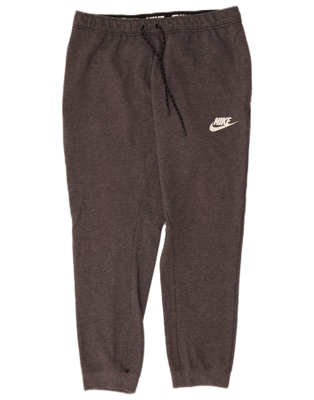 Nike Herren-Trainingshose, Jogginghose, groß, graue Baumwolle