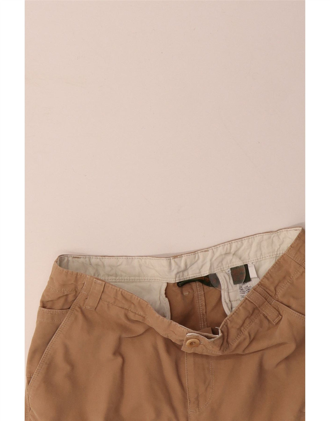 TIMBERLAND Herren Cargoshorts W32 Mittelbeige Baumwolle