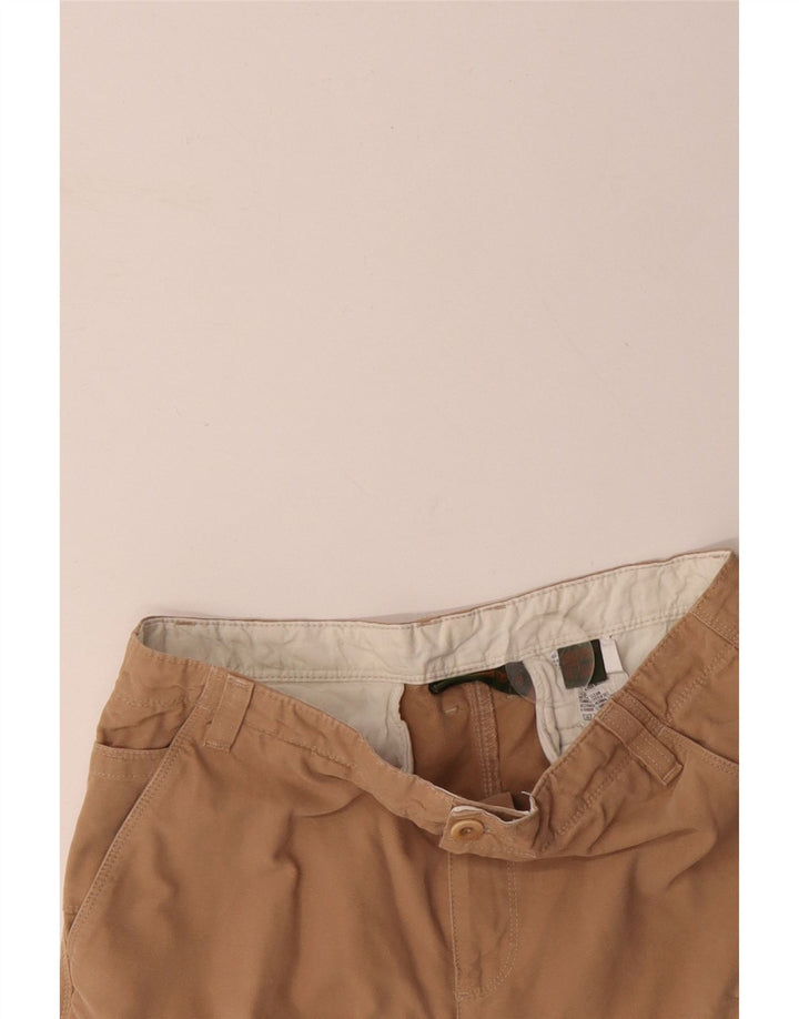 TIMBERLAND Herren Cargoshorts W32 Mittelbeige Baumwolle