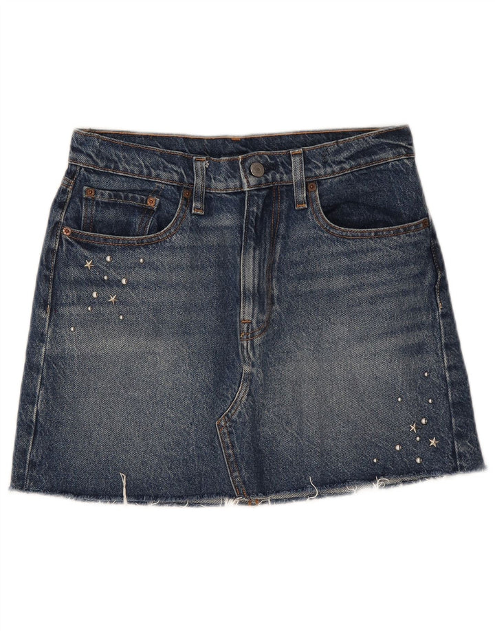 Levi's Damen Jeansrock W27 Small Blau