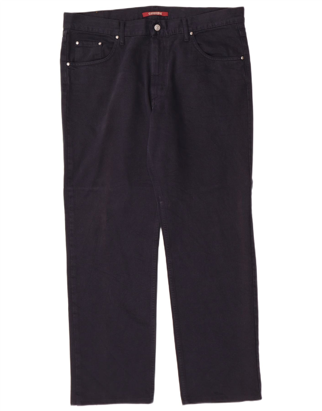 Carrera Herren Straight Jeans W40 L31 Marineblau Baumwolle