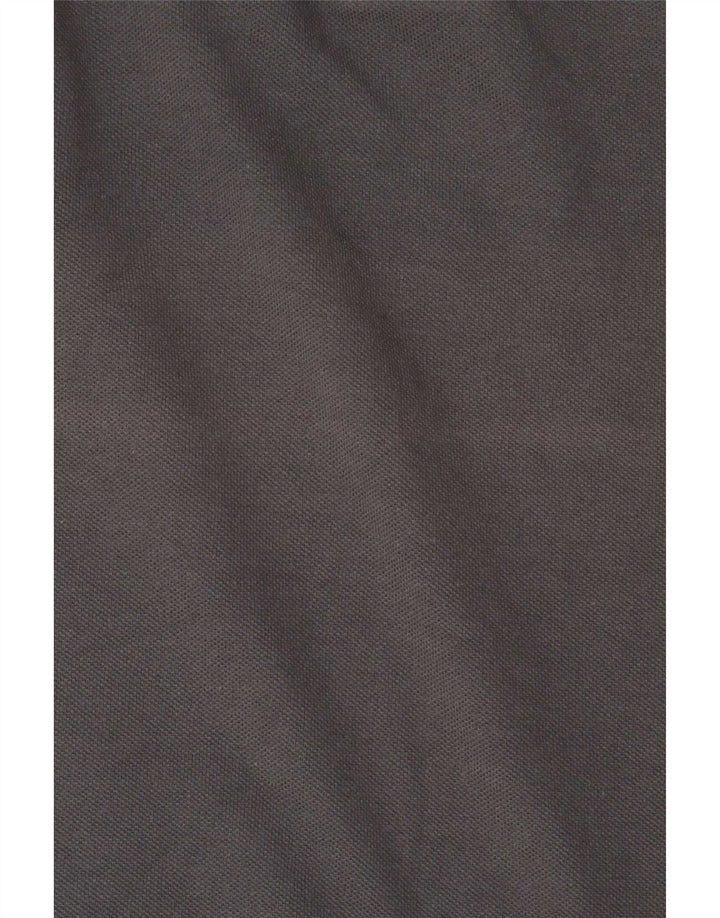 Diadora Herren-Poloshirt, klein, grau gestreift, Baumwolle