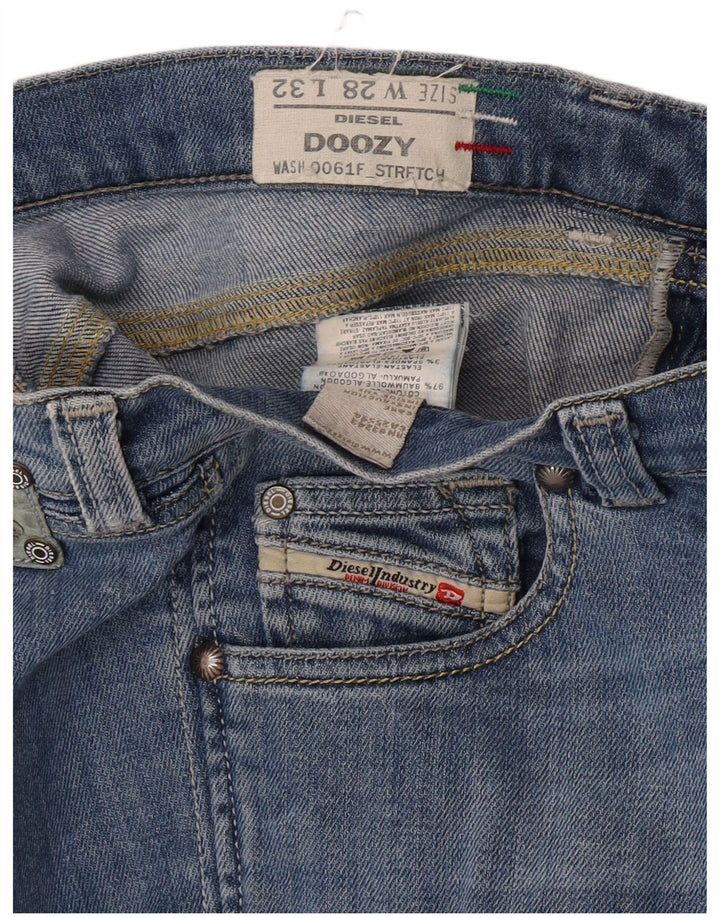 Diesel Damen Doozy Slim Jeans W28 L32 Blaue Baumwolle
