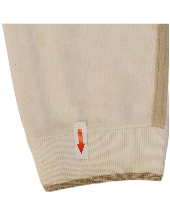 Champion Damen-Sweatshirt mit Reißverschluss am Hals, UK 14, mittelweiße Baumwolle