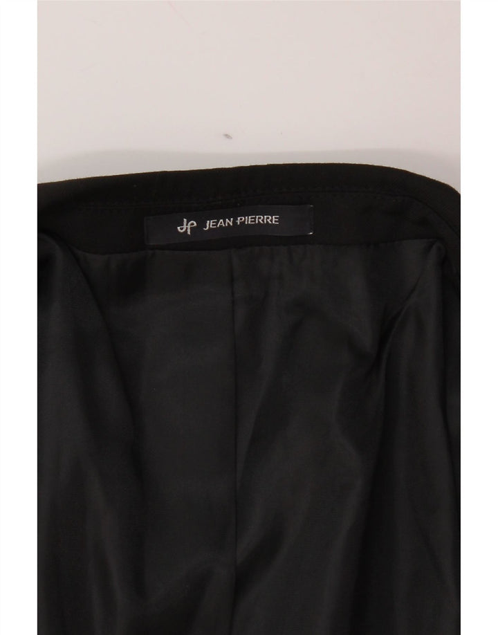 JEAN PIERRE Herren 2-Knopf-Blazerjacke UK 36 Small Schwarz