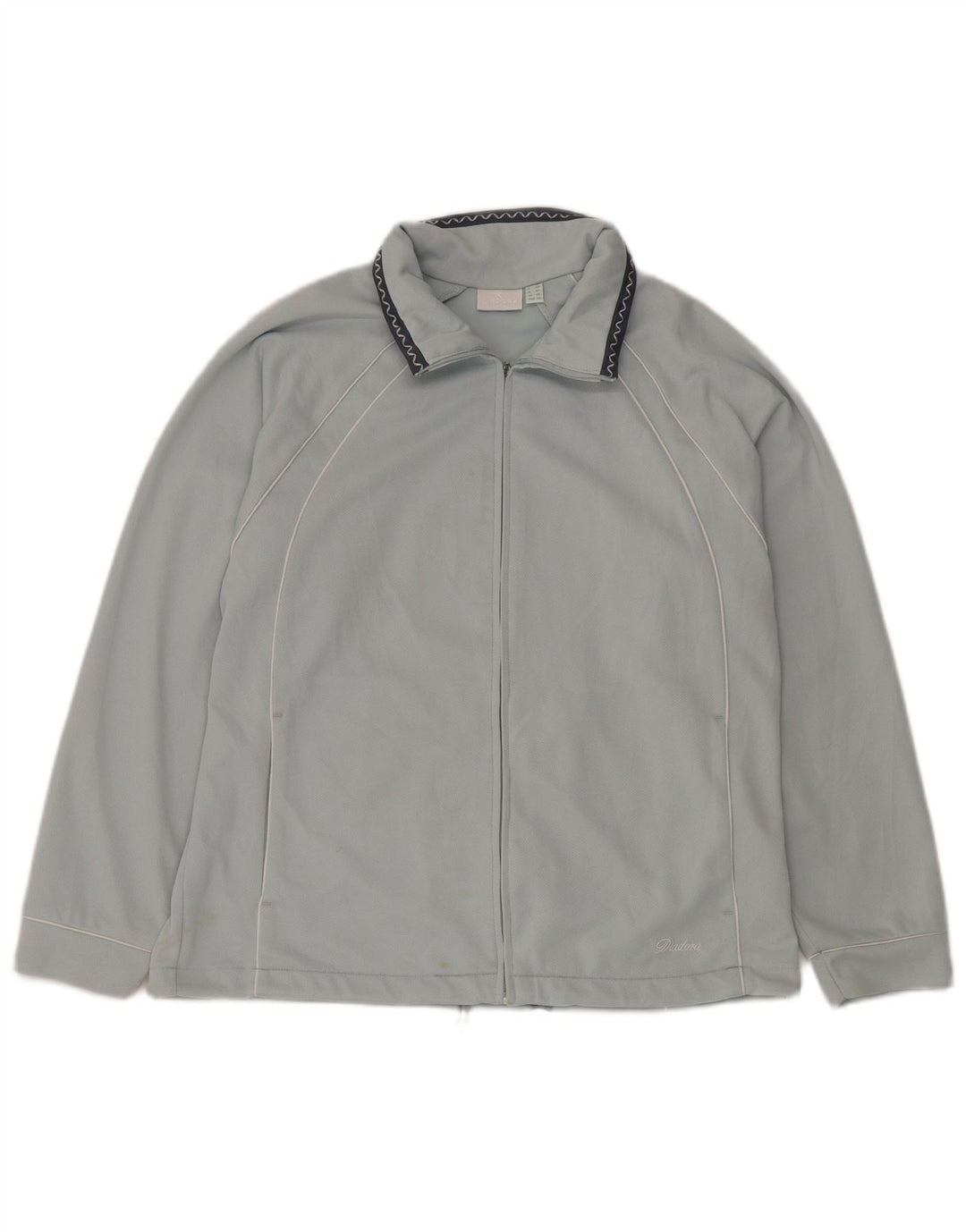 DIADORA Herren-Trainingsanzug, Top-Jacke, UK 16, Größe L, blau, Polyester