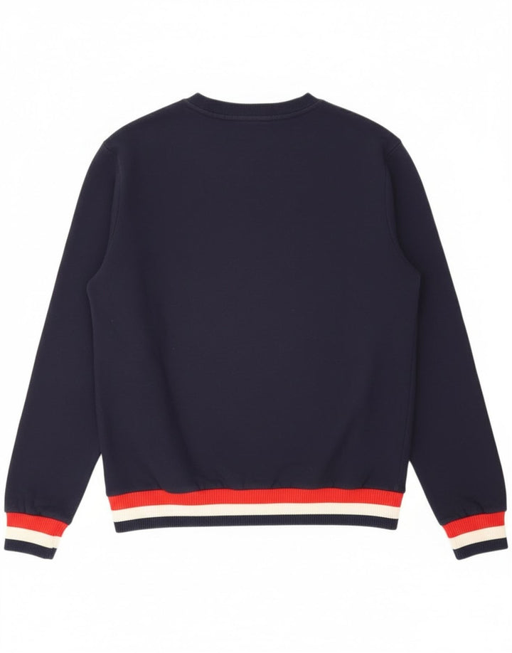 Fila Herren-Sweatshirt mit Grafik, mittlere marineblaue Baumwolle