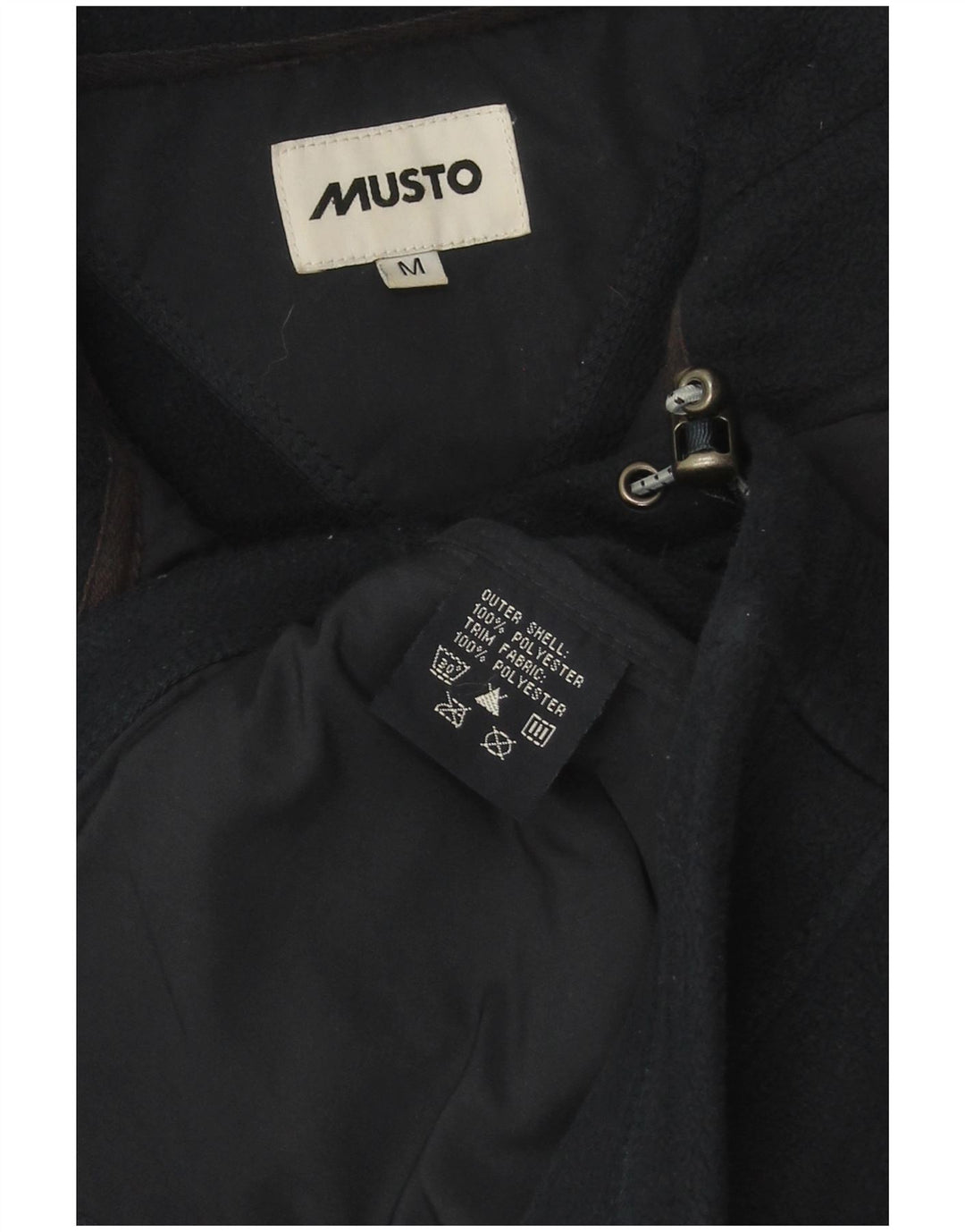 Musto Herren Fleecejacke UK 38 Medium Marineblau Polyester