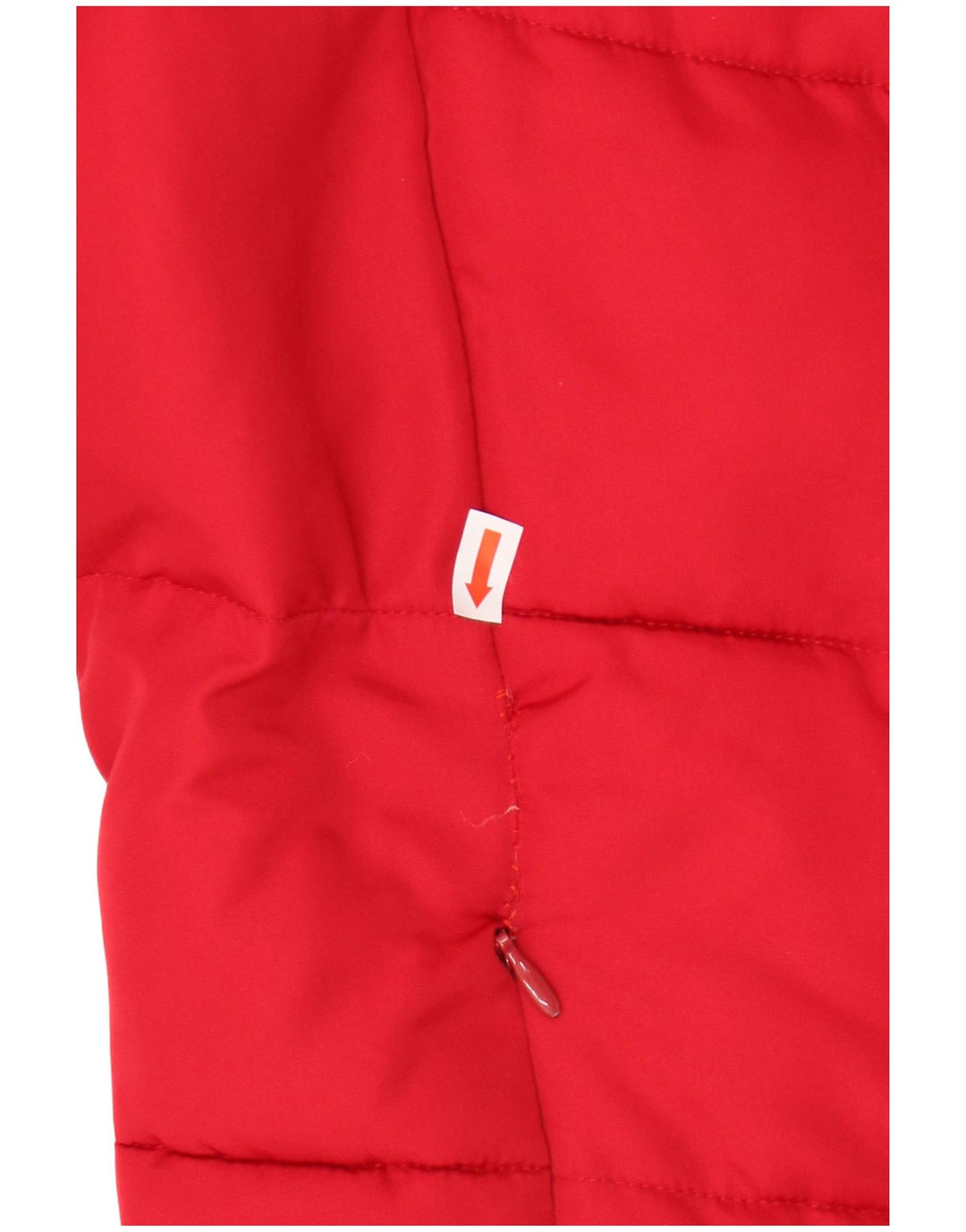 HOBBS Womens Hooded Padded Jacket UK 14 Large Red Polyester
