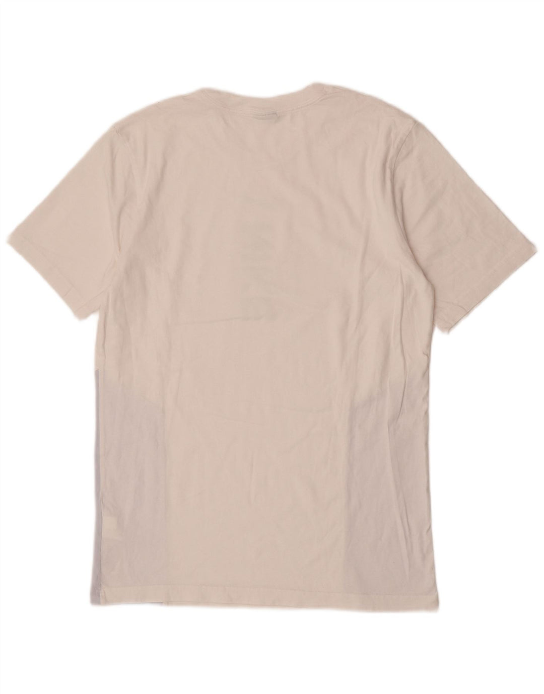 Nike Herren-T-Shirt mit Grafik, Mittelweiß, Colourblock-Baumwolle