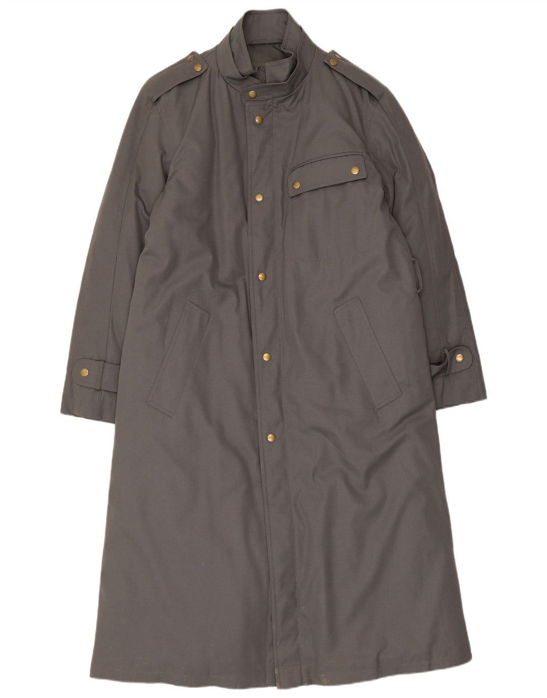 Vintage Herren Militär Trenchcoat UK 38 Mittelgrau