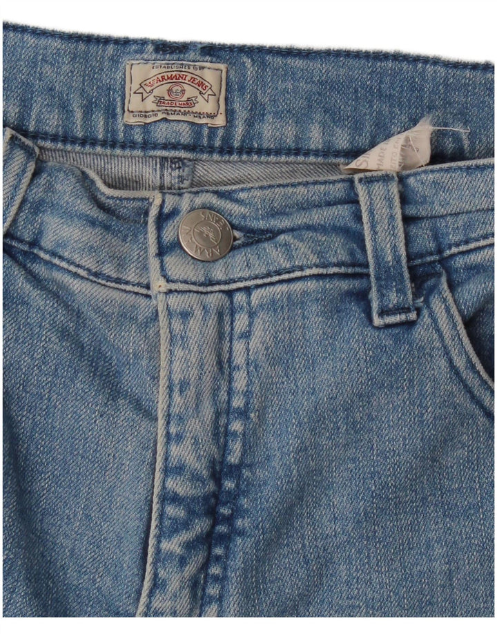 Armani Damen Slim Jeans W24 L31 Blau