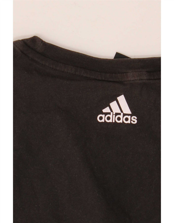 Adidas Herren Graphic T-Shirt Top Medium Schwarz