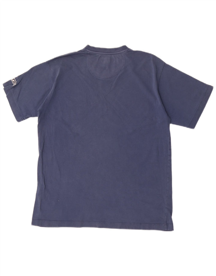 Reebok Herren T-Shirt Top Small Marineblau Baumwolle
