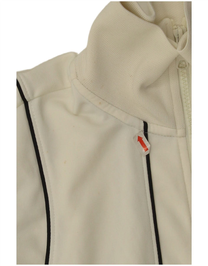 Nike Damen-Trainingsanzug-Top-Jacke, UK 8/10, Größe S, Weiß, Polyester