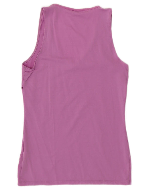 Fila Womens Graphic Vest Top UK 12 Mittelrosa Nylon