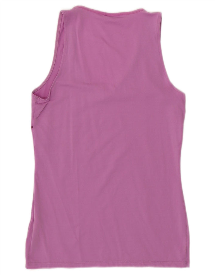 Fila Womens Graphic Vest Top UK 12 Mittelrosa Nylon