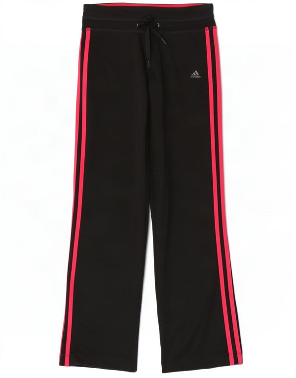 Adidas Damen Climalite Trainingshose UK 4/6 XS Schwarz Polyester