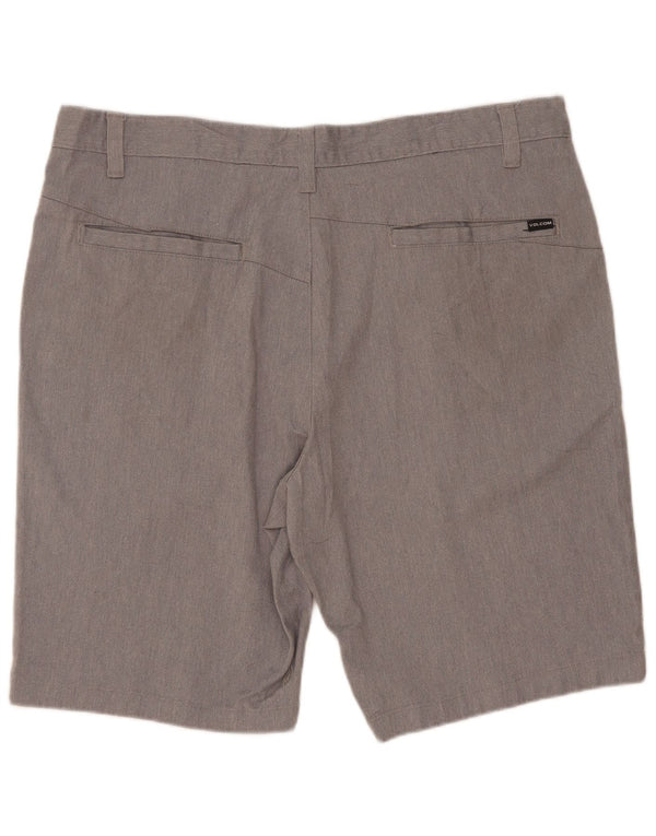 Volcom Herren Chino Shorts W38 XL Grau Baumwolle