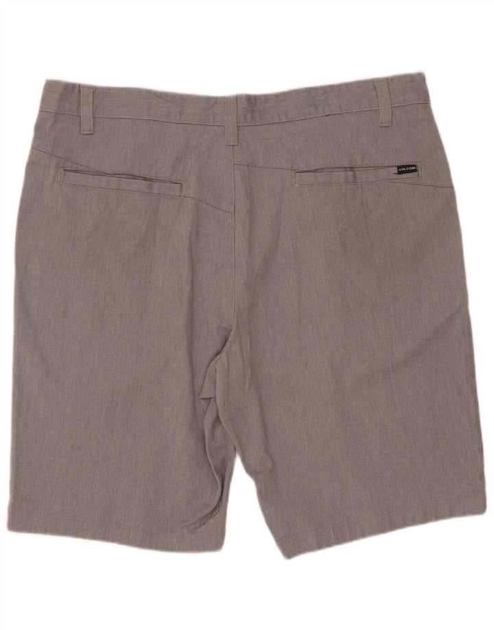 Volcom Herren Chino Shorts W38 XL Grau Baumwolle