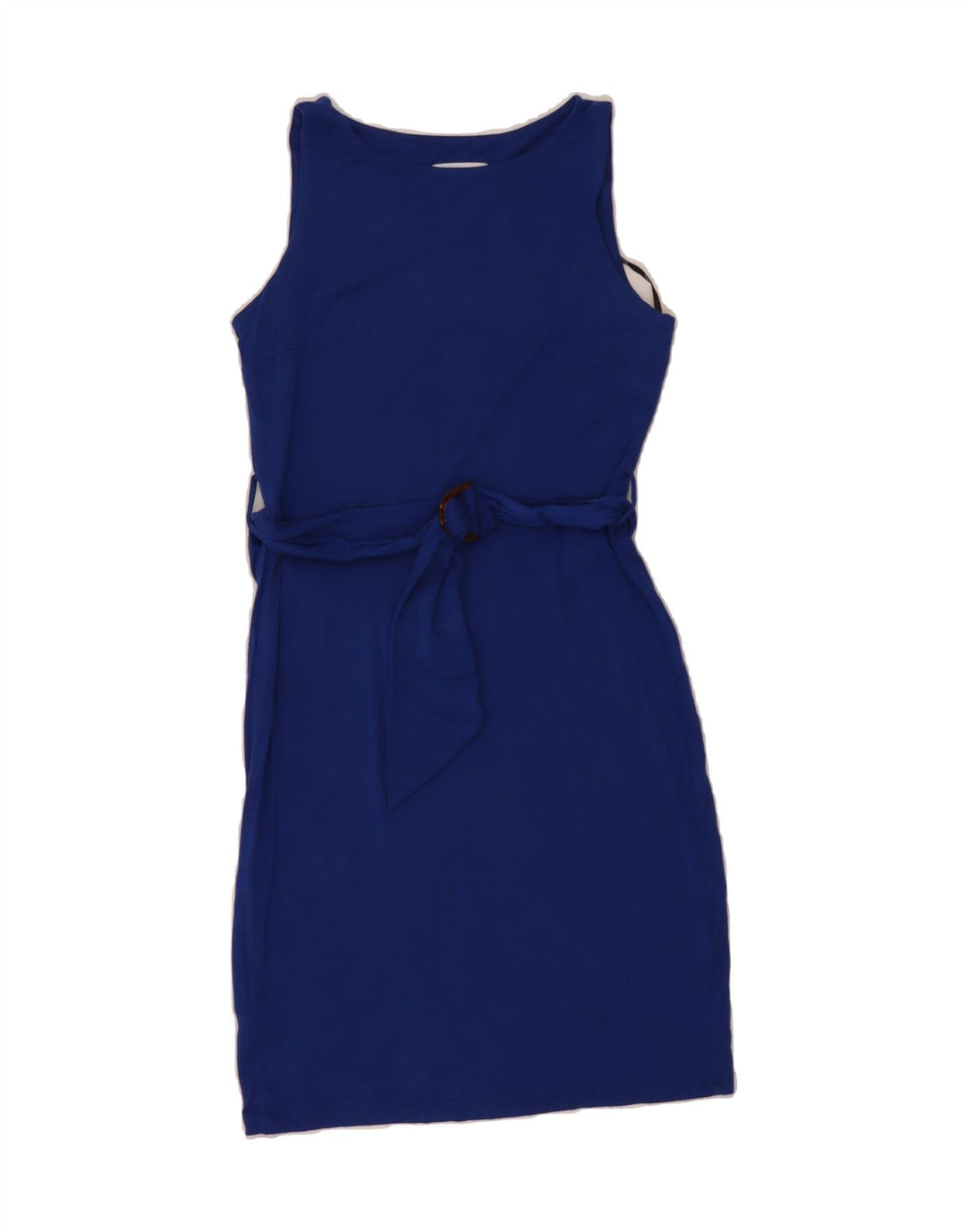 CALVIN KLEIN Womens Sleeveless Sheath Dress US 4 Small Blue Rayon Vintage Calvin Klein and Second-Hand Calvin Klein from Messina Hembry 