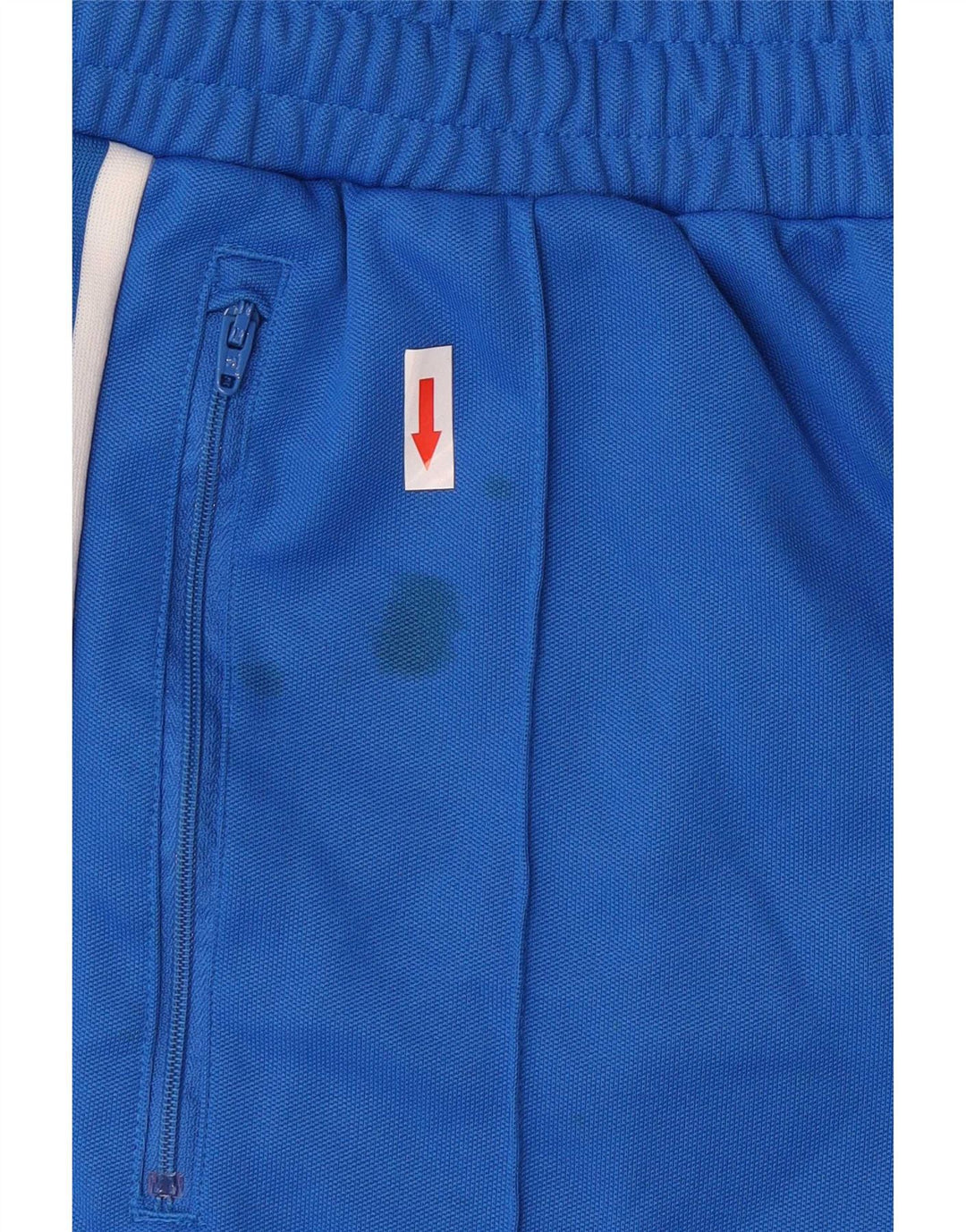 Adidas Herren-Trainingshose aus mittelblauer Baumwolle