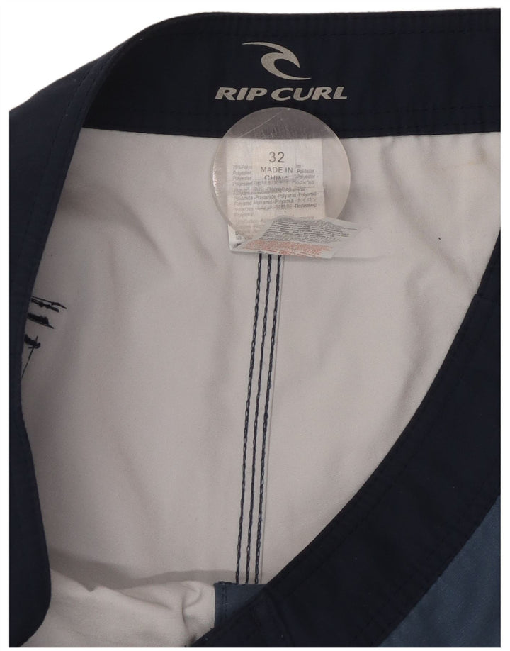 RIP CURL Herren-Badeshorts mit Grafik, mittelgroß, Marineblau, Blumenmuster, Polyester