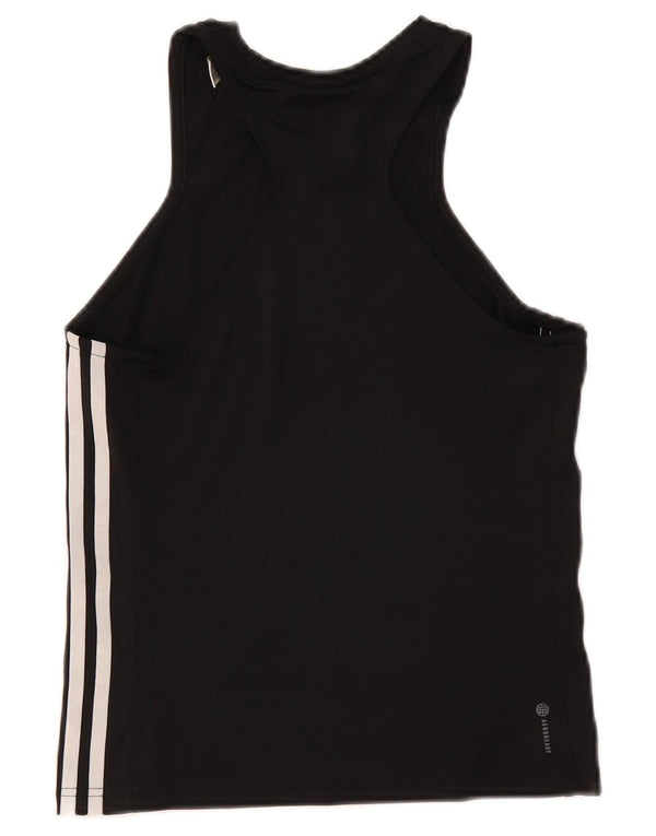 Adidas Damen Aeroready Slim Fit Weste Top UK 8/10 Small Schwarz Polyester